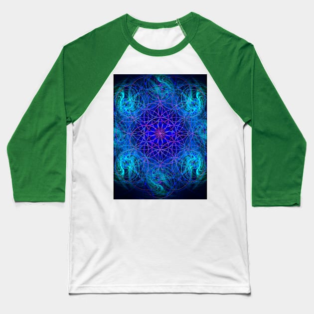 Mandala Baseball T-Shirt by Valcari Shop